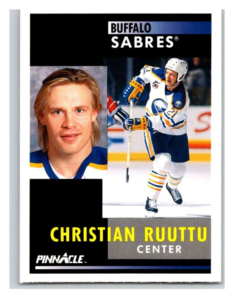 1991-92 Pinnacle #60 Christian Ruuttu Sabres Image 1