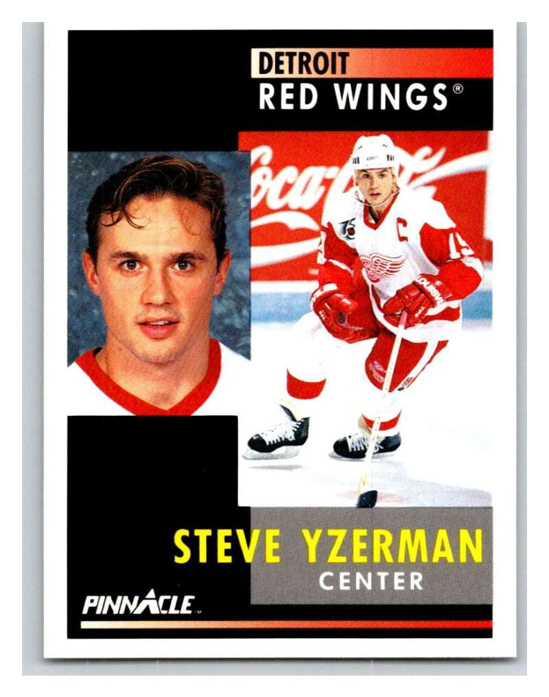 1991-92 Pinnacle #75 Steve Yzerman Red Wings