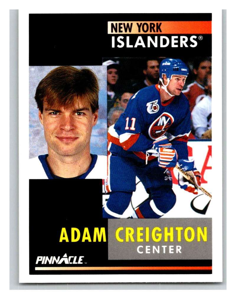 1991-92 Pinnacle #82 Adam Creighton NY Islanders Image 1