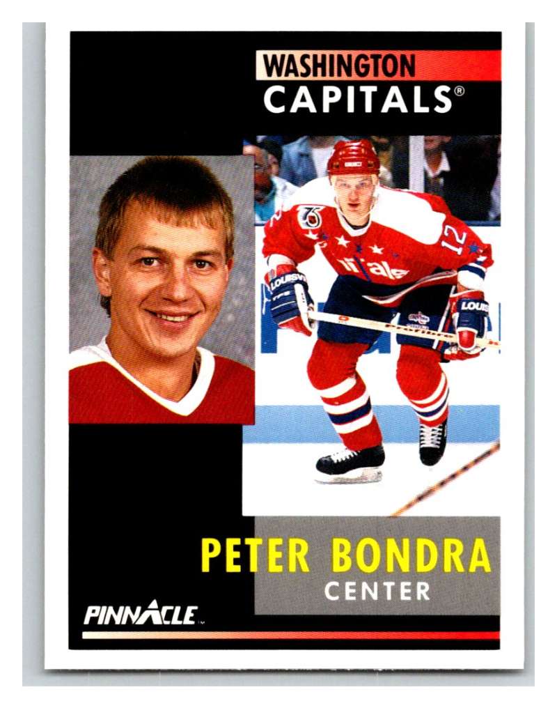 1991-92 Pinnacle #87 Peter Bondra Capitals Image 1