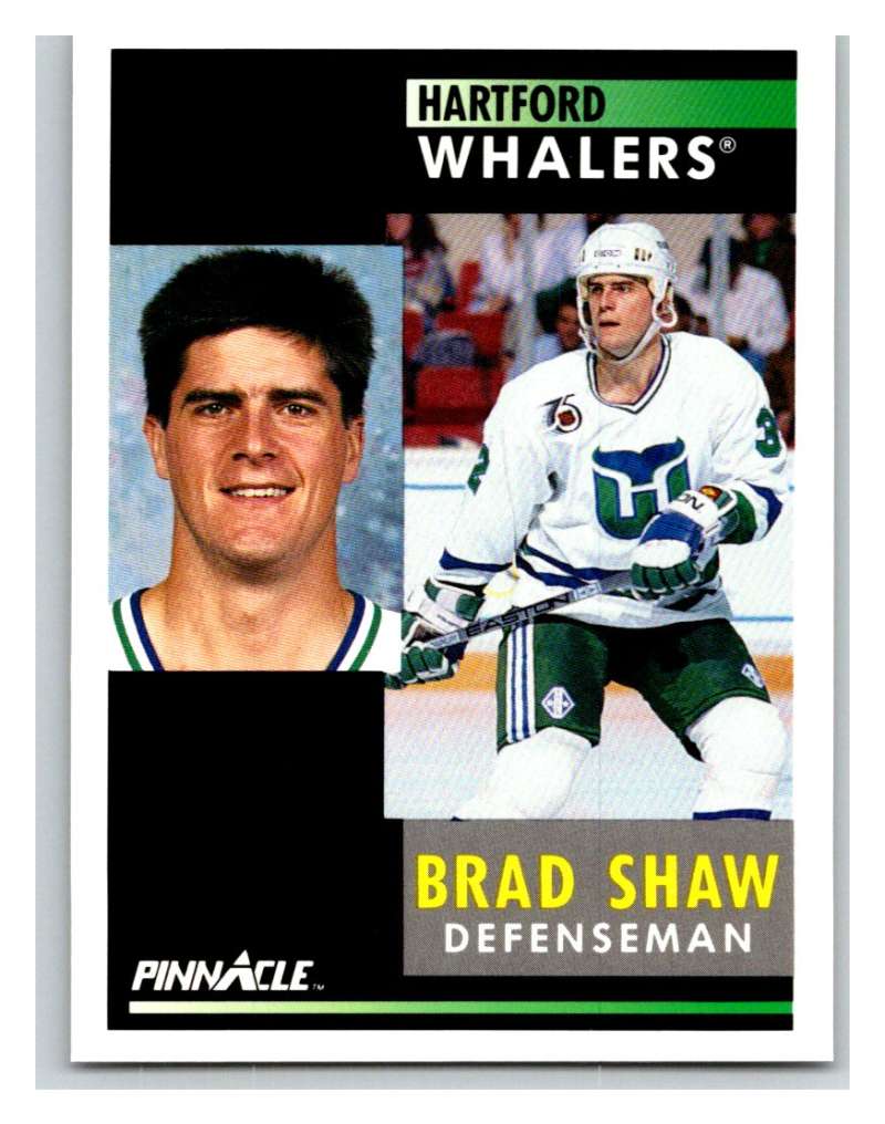 1991-92 Pinnacle #88 Brad Shaw Whalers Image 1