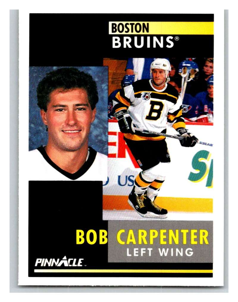 1991-92 Pinnacle #99 Bob Carpenter Bruins Image 1