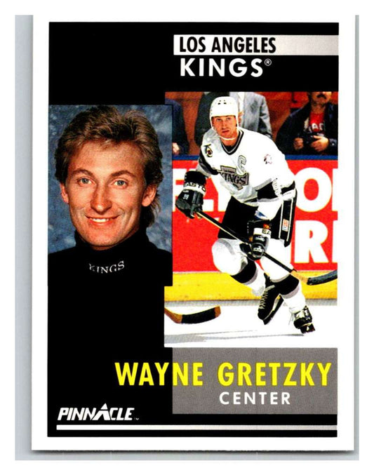 1991-92 Pinnacle #100 Wayne Gretzky Kings
