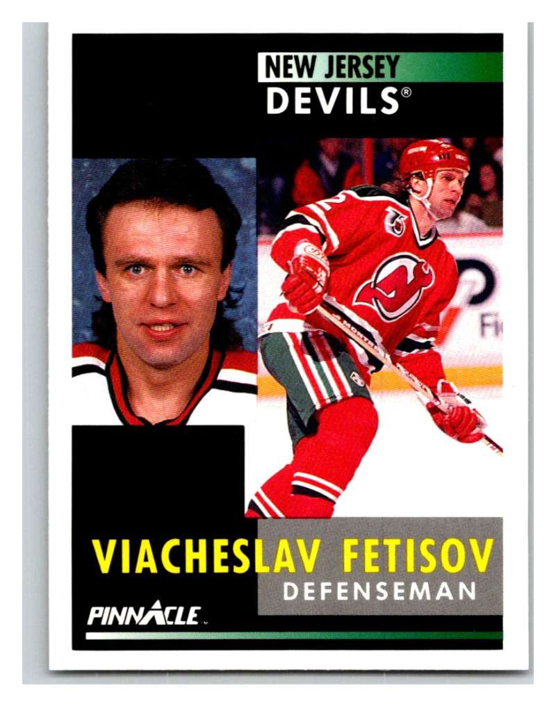 1991-92 Pinnacle #101 Slava Fetisov NJ Devils Image 1