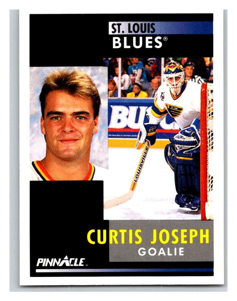 1991-92 Pinnacle #105 Curtis Joseph Blues Image 1