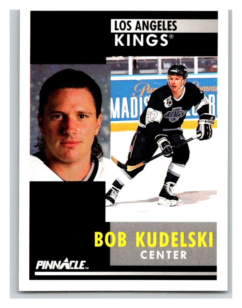 1991-92 Pinnacle #113 Bob Kudelski Kings Image 1