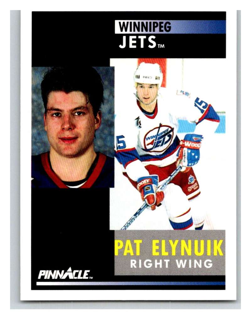 1991-92 Pinnacle #117 Pat Elynuik Winn Jets Image 1