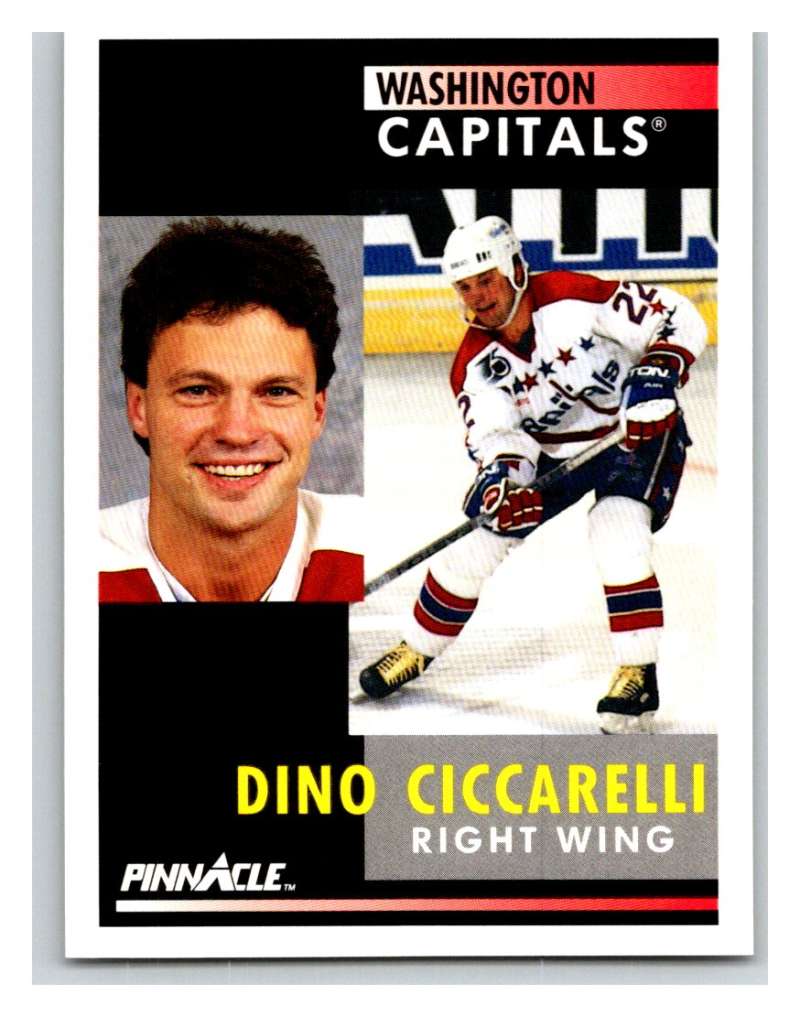 1991-92 Pinnacle #128 Dino Ciccarelli Capitals Image 1