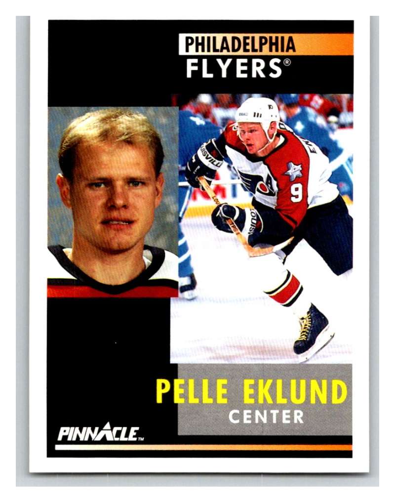 1991-92 Pinnacle #134 Pelle Eklund Flyers Image 1