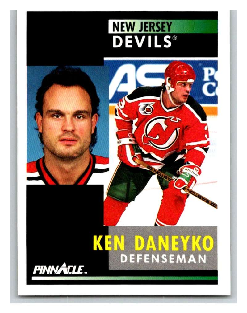 1991-92 Pinnacle #142 Ken Daneyko NJ Devils Image 1