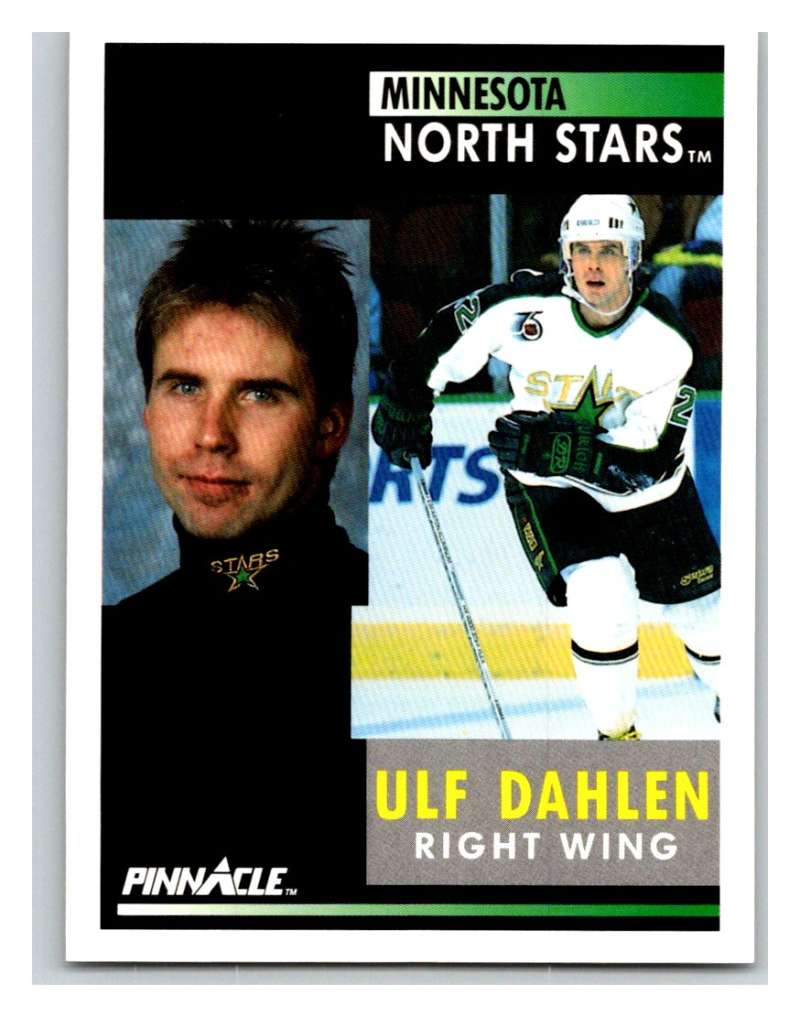 1991-92 Pinnacle #152 Ulf Dahlen North Stars Image 1