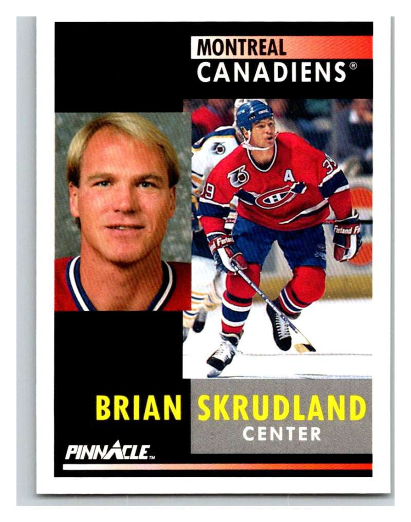 1991-92 Pinnacle #160 Brian Skrudland Canadiens