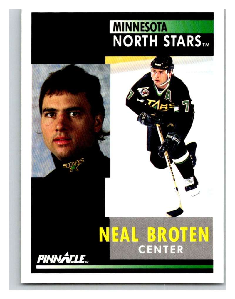 1991-92 Pinnacle #161 Neal Broten North Stars Image 1