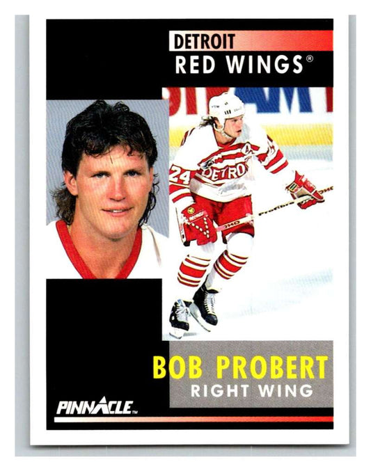 1991-92 Pinnacle #183 Bob Probert Red Wings
