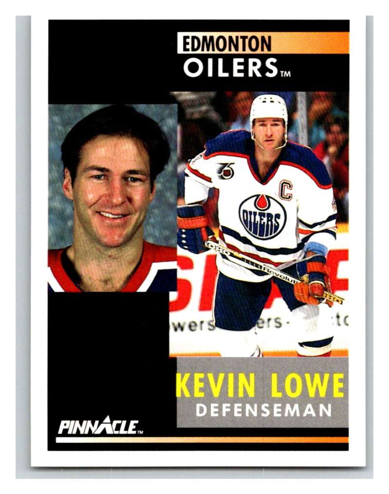 1991-92 Pinnacle #188 Kevin Lowe Oilers Image 1