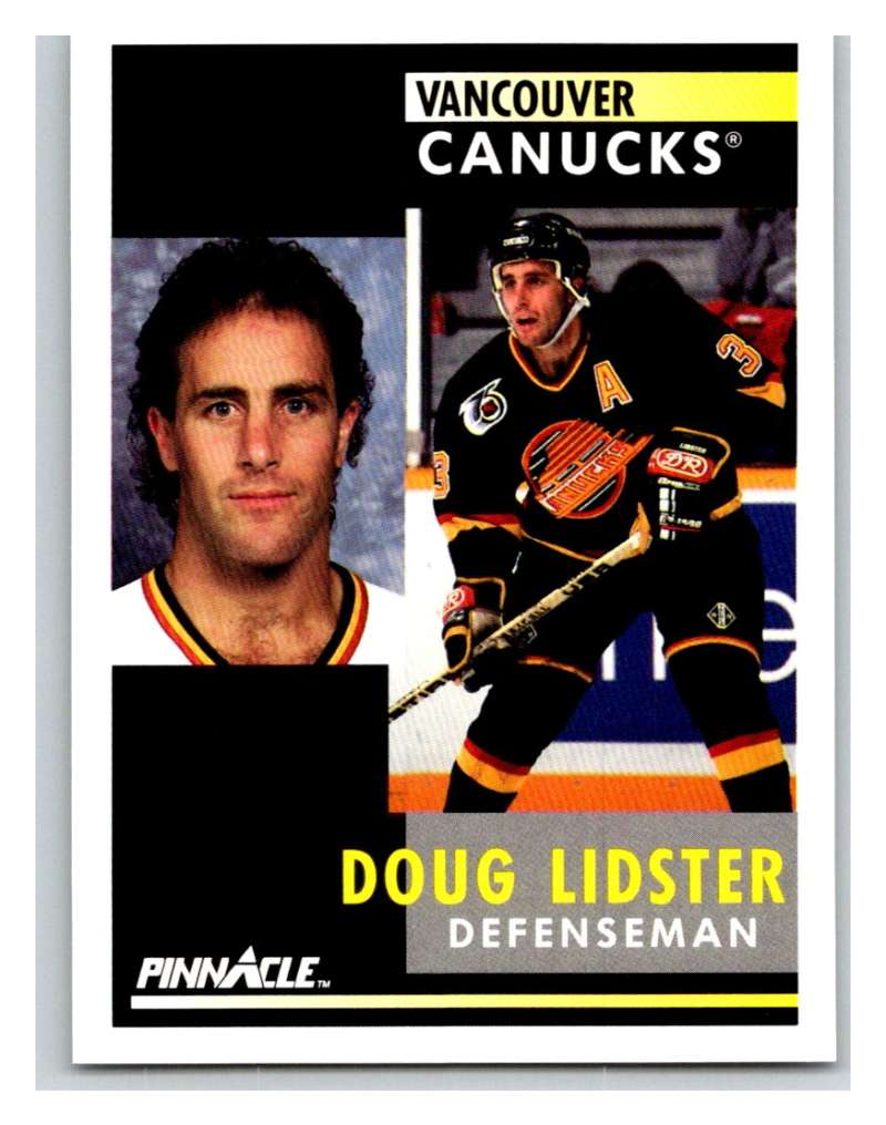1991-92 Pinnacle #189 Doug Lidster Canucks Image 1