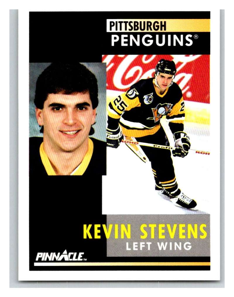 1991-92 Pinnacle #191 Kevin Stevens Penguins Image 1