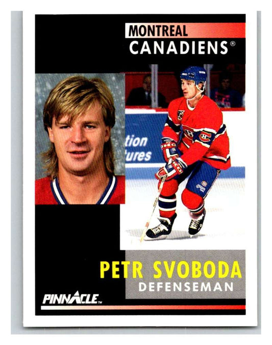 1991-92 Pinnacle #197 Petr Svoboda Canadiens