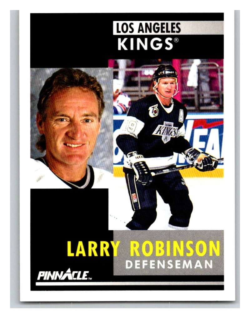 1991-92 Pinnacle #208 Larry Robinson Kings Image 1