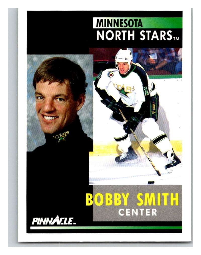 1991-92 Pinnacle #210 Bobby Smith North Stars Image 1
