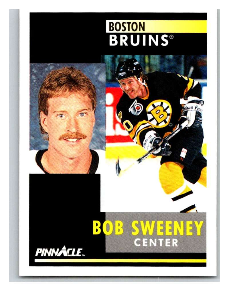 1991-92 Pinnacle #222 Bob Sweeney Bruins Image 1