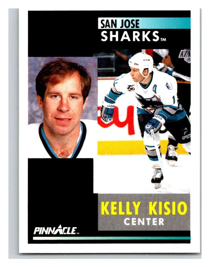 1991-92 Pinnacle #231 Kelly Kisio Sharks Image 1