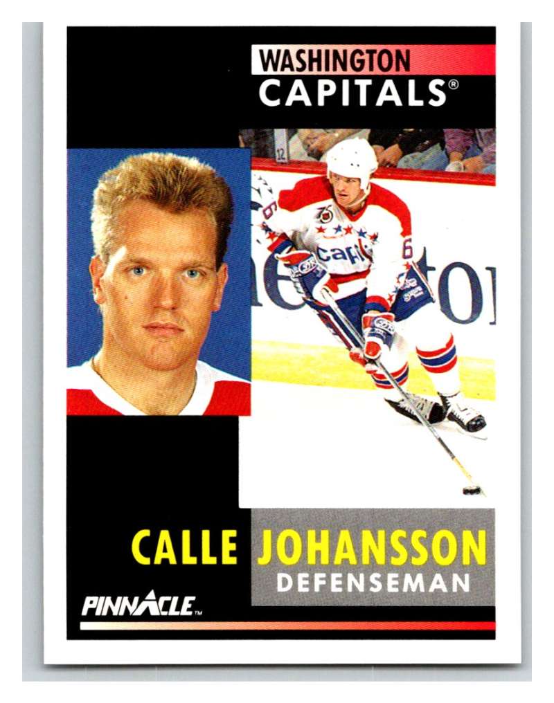 1991-92 Pinnacle #232 Calle Johansson Capitals Image 1