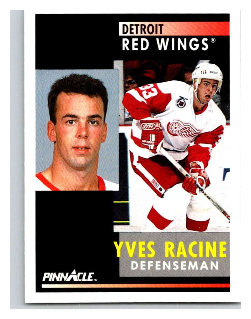 1991-92 Pinnacle #233 Yves Racine Red Wings Image 1