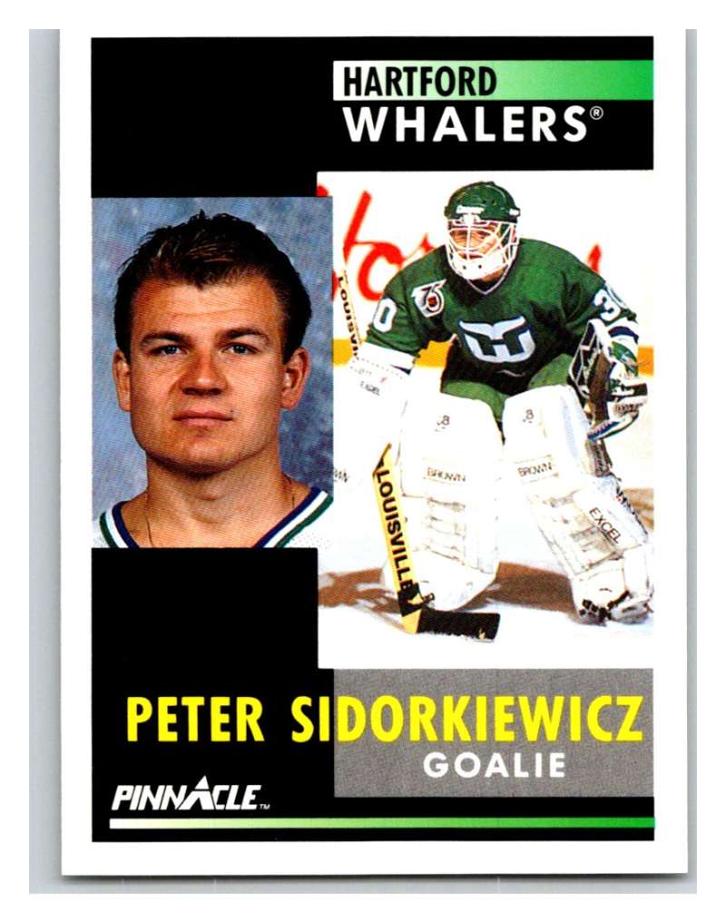 1991-92 Pinnacle #234 Peter Sidorkiewicz Whalers Image 1