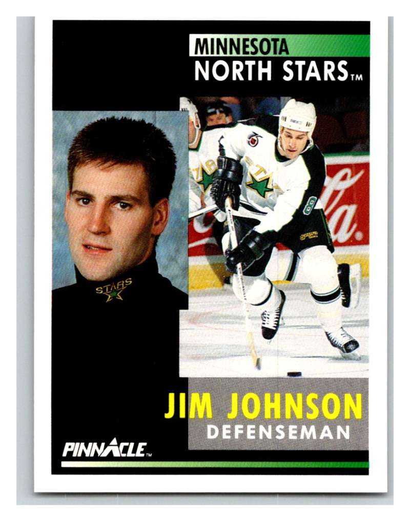 1991-92 Pinnacle #235 Jim Johnson North Stars Image 1