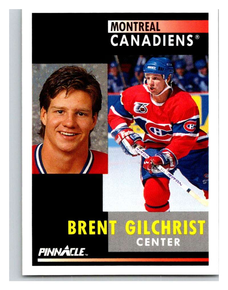 1991-92 Pinnacle #236 Brent Gilchrist Canadiens Image 1