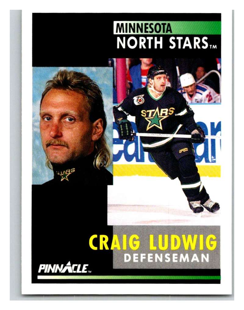1991-92 Pinnacle #248 Craig Ludwig North Stars Image 1