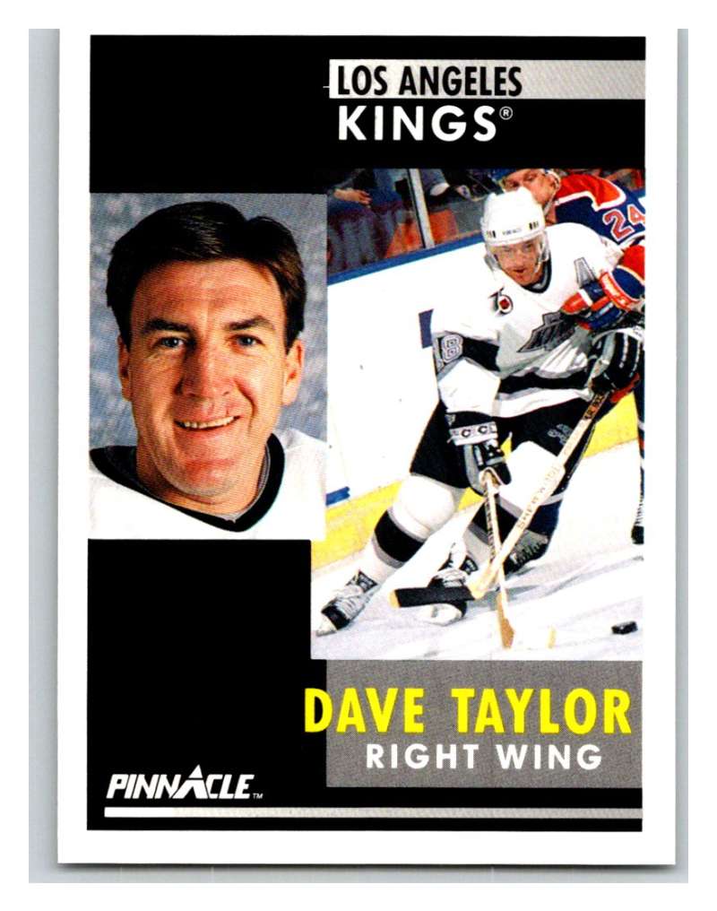 1991-92 Pinnacle #249 Dave Taylor Kings Image 1