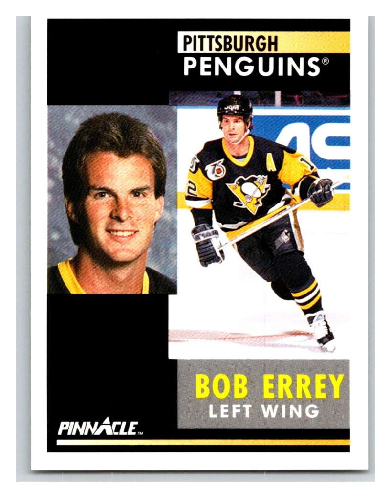 1991-92 Pinnacle #257 Bob Errey Penguins Image 1