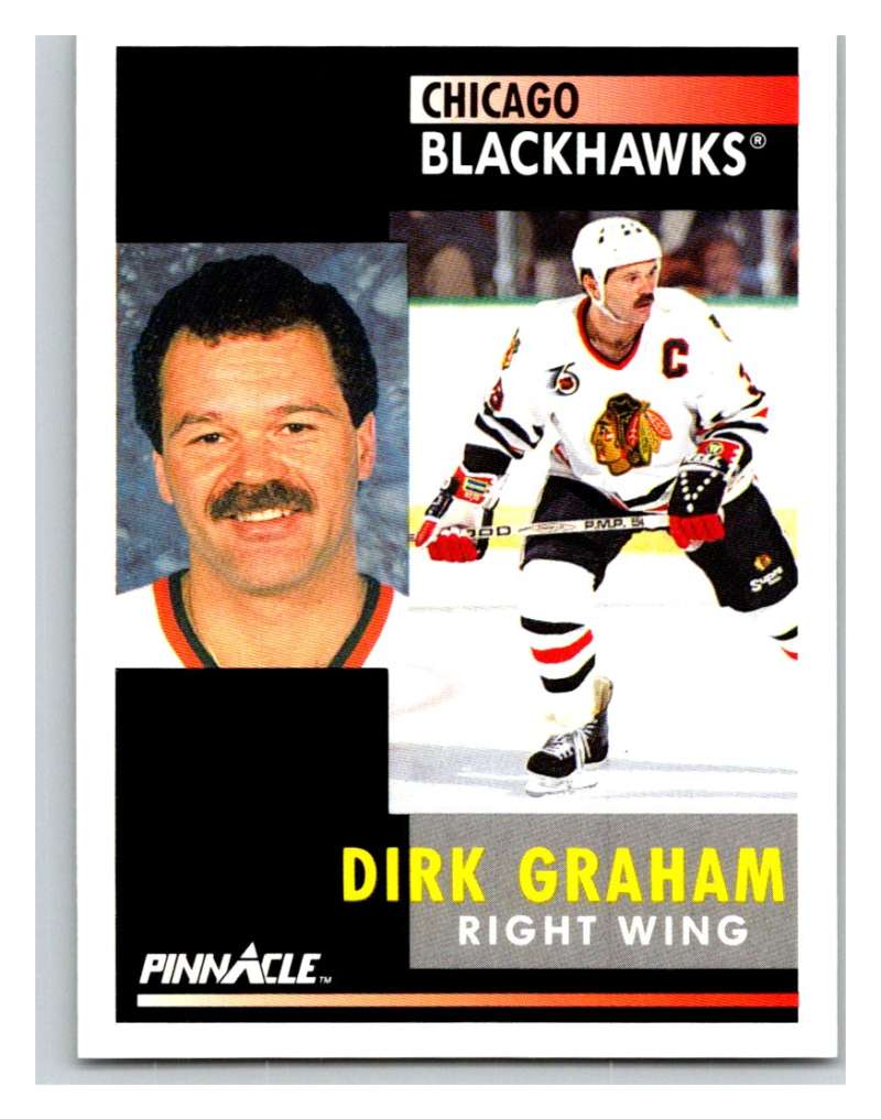 1991-92 Pinnacle #261 Dirk Graham Blackhawks Image 1