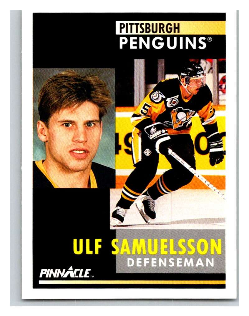 1991-92 Pinnacle #267 Ulf Samuelsson Penguins Image 1