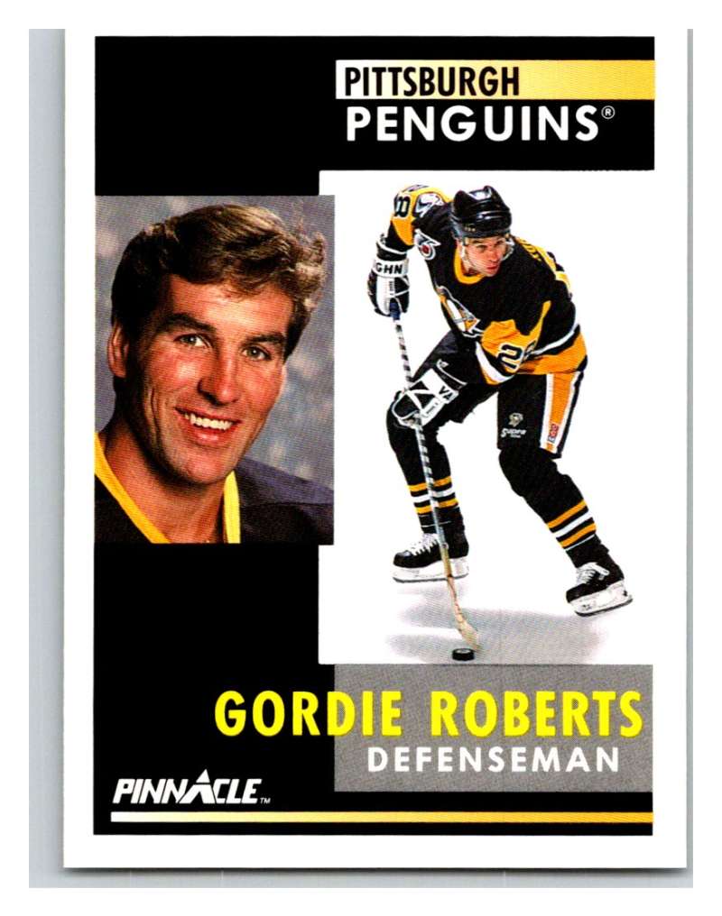 1991-92 Pinnacle #274 Gordie Roberts Penguins Image 1