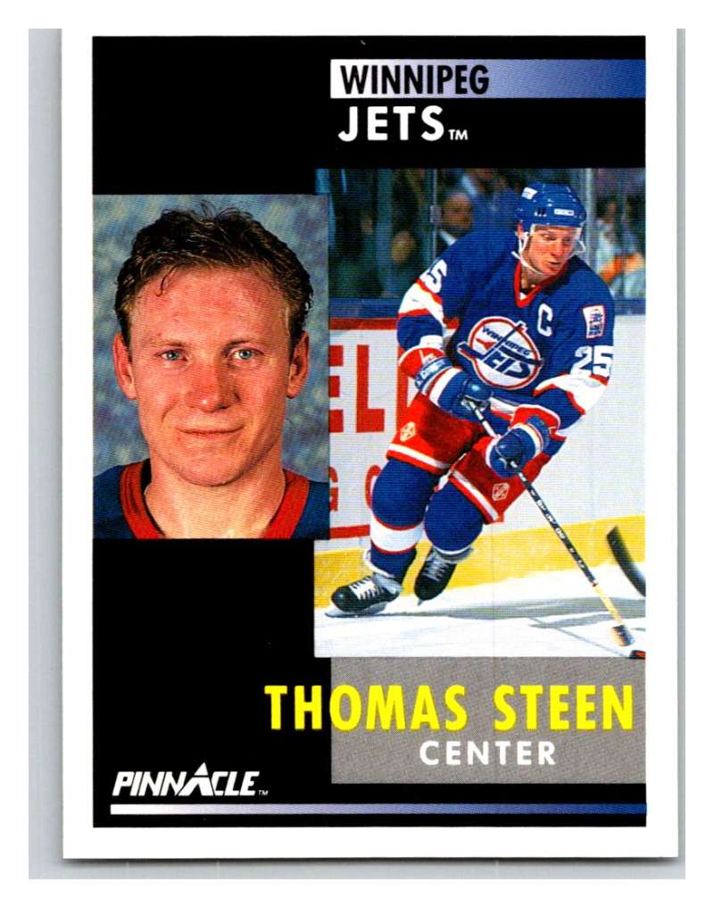 1991-92 Pinnacle #275 Thomas Steen Winn Jets Image 1