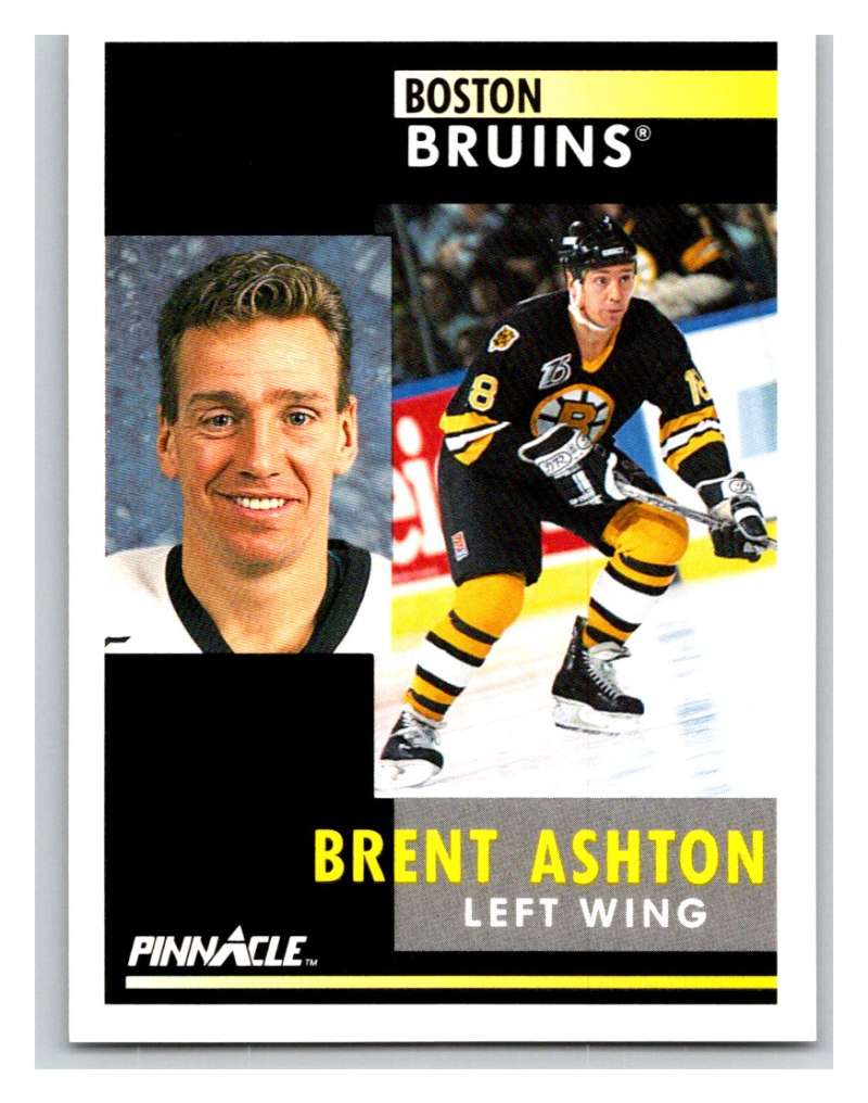 1991-92 Pinnacle #280 Brent Ashton Bruins Image 1