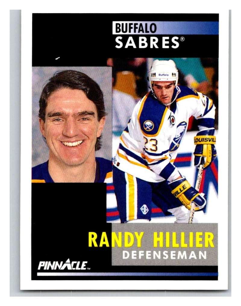 1991-92 Pinnacle #281 Randy Hillier Sabres Image 1