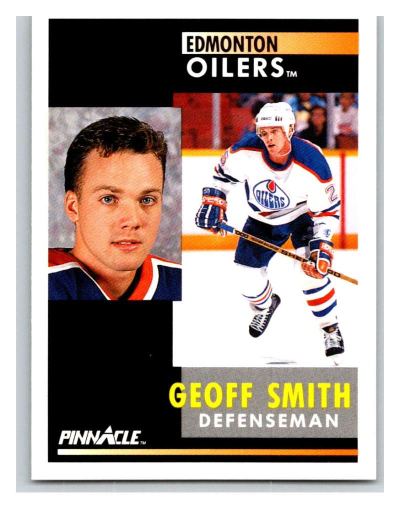 1991-92 Pinnacle #283 Geoff Smith Oilers Image 1