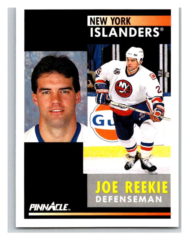 1991-92 Pinnacle #285 Joe Reekie NY Islanders Image 1