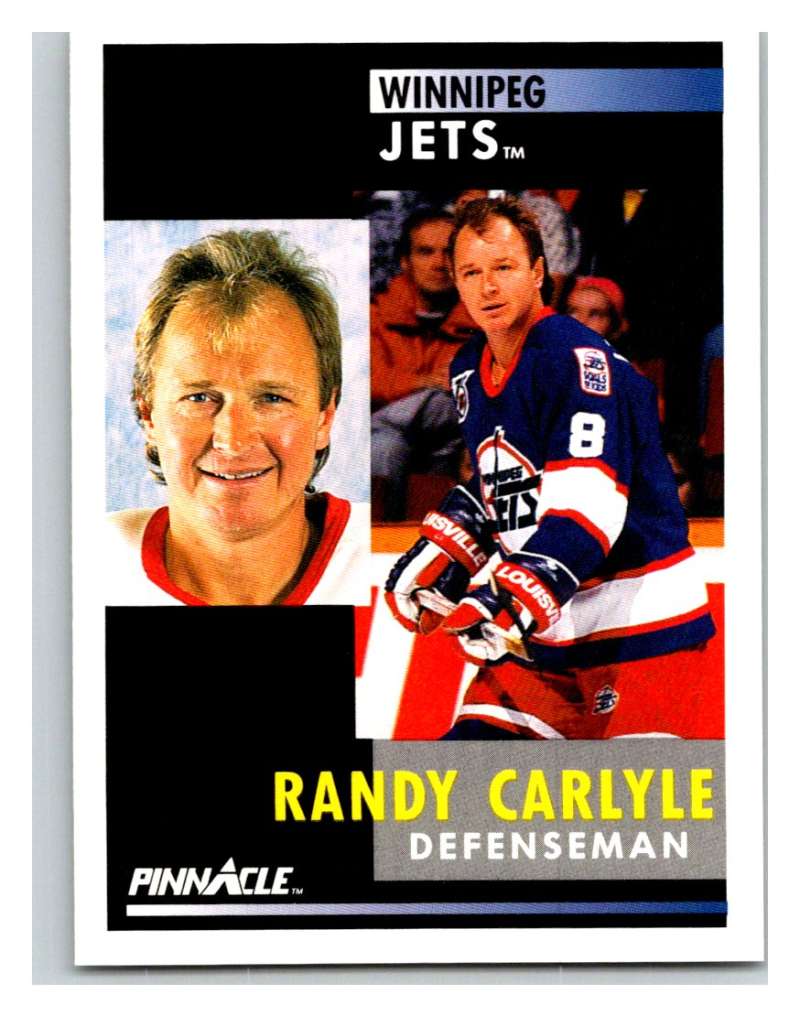 1991-92 Pinnacle #288 Randy Carlyle Winn Jets Image 1