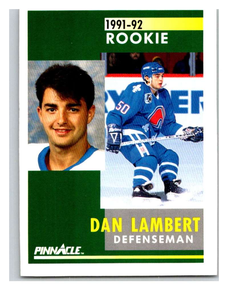 1991-92 Pinnacle #348 Jamie Baker RC Rookie Nordiques Image 1