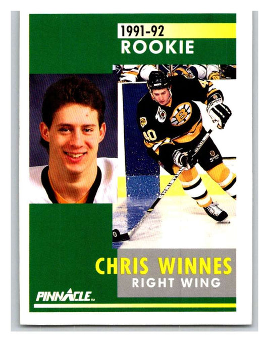 1991-92 Pinnacle #353 Luciano Borsato RC Rookie Winn Jets Image 1