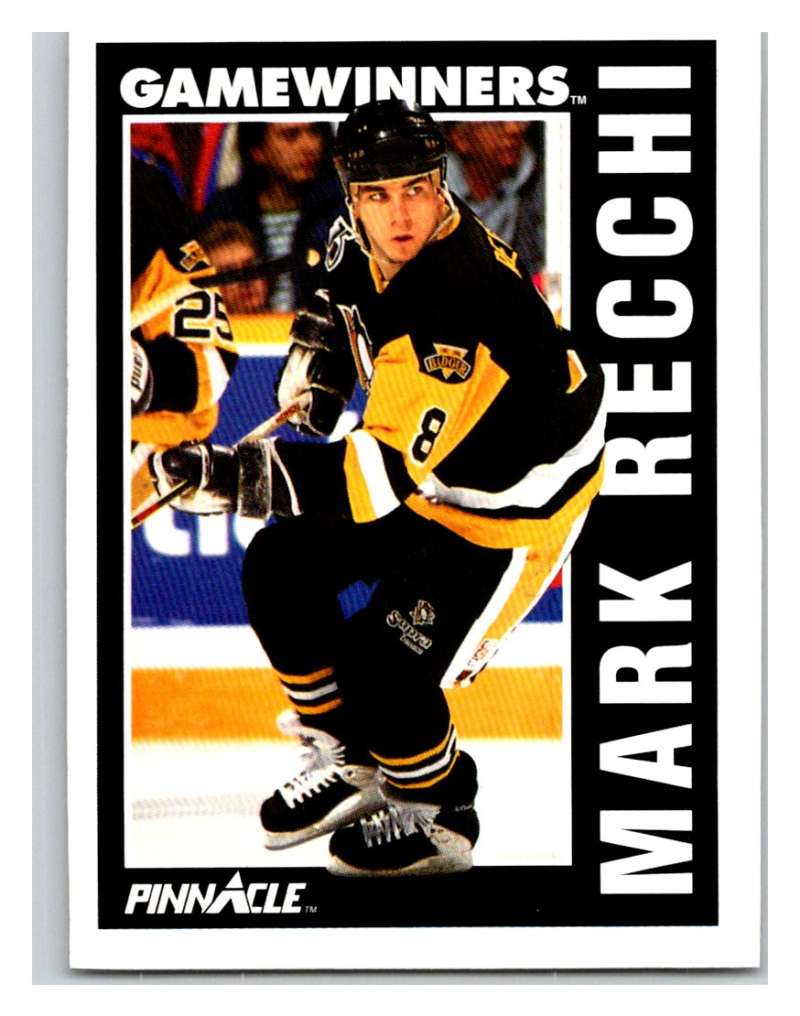 1991-92 Pinnacle #360 Mark Recchi Penguins Image 1