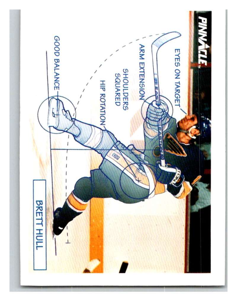 1991-92 Pinnacle #376 Brett Hull Blues TECH Image 1