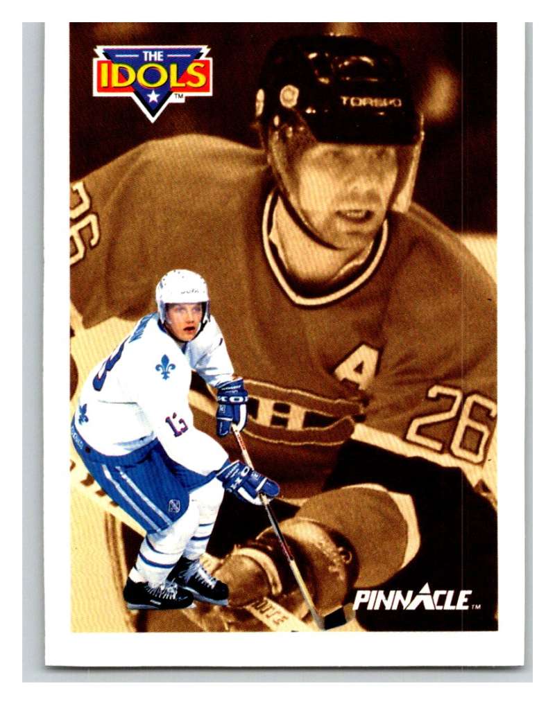 1991-92 Pinnacle #389 Mats Naslund/Mats Sundin Nordiques Image 1