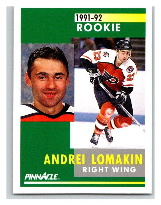 1991-92 Pinnacle #305 Andrei Lomakin Flyers Image 1