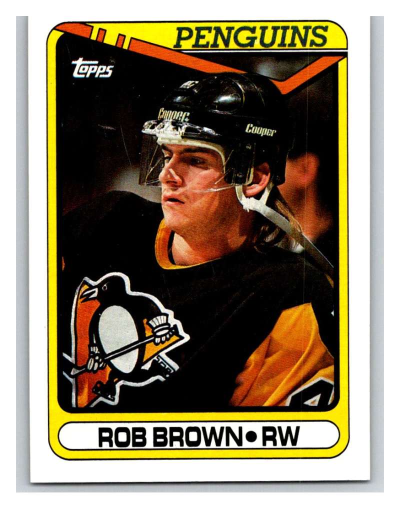 1990-91 Topps #19 Rob Brown Mint  Image 1